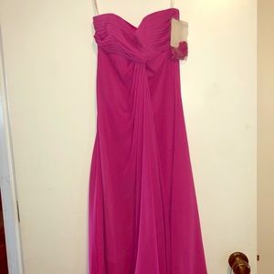 David’s Bridal chiffon dress